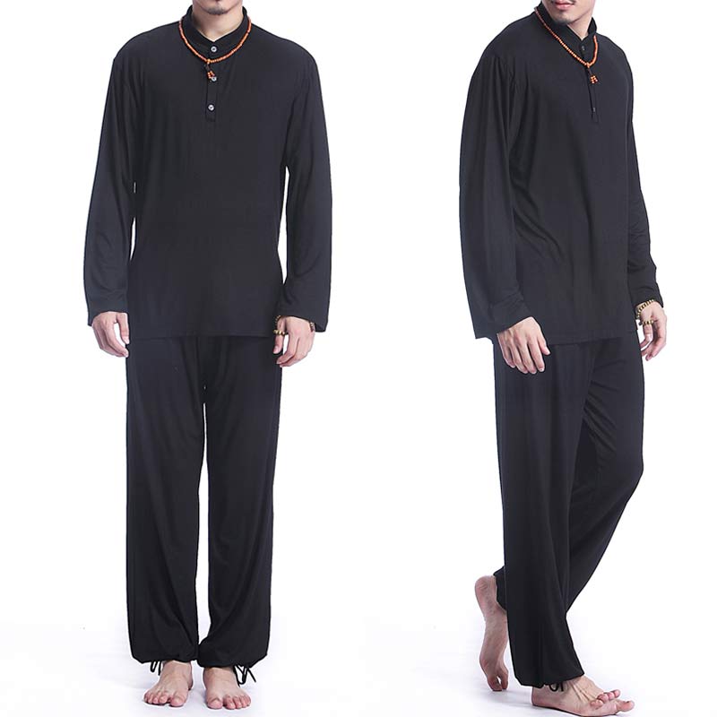 Conjunto de ropa para hombre, Buddha Stones , meditación, oración, Zen espiritual, Tai Chi, práctica de Yoga - image 20