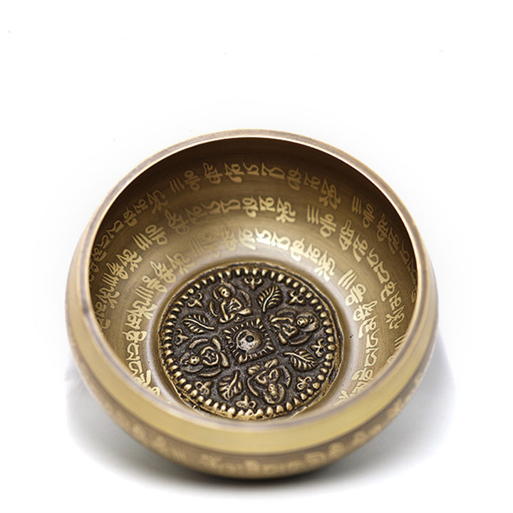 Cuenco con sonido tibetano de Buddha Stones hecho a mano para yoga, atención plena y meditación, juego de cuencos para cantar