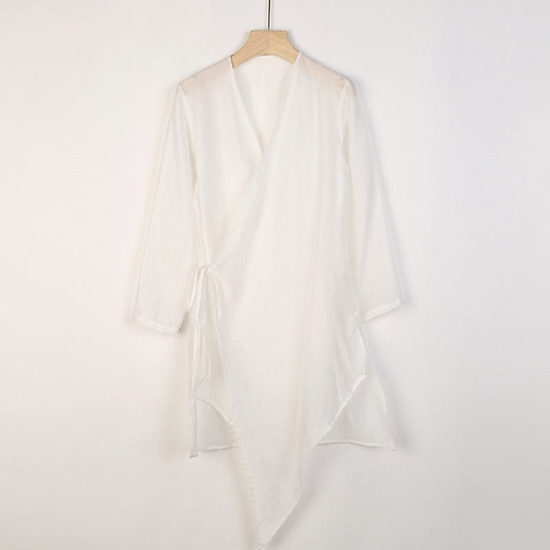 Buddha Stones Blanco Simple Patrón Beige Meditación Espiritual Zen Práctica Ropa de Yoga Ropa de Mujer