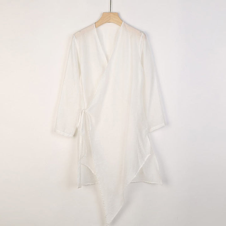 Buddha Stones Blanco Simple Patrón Beige Meditación Espiritual Zen Práctica Ropa de Yoga Ropa de Mujer