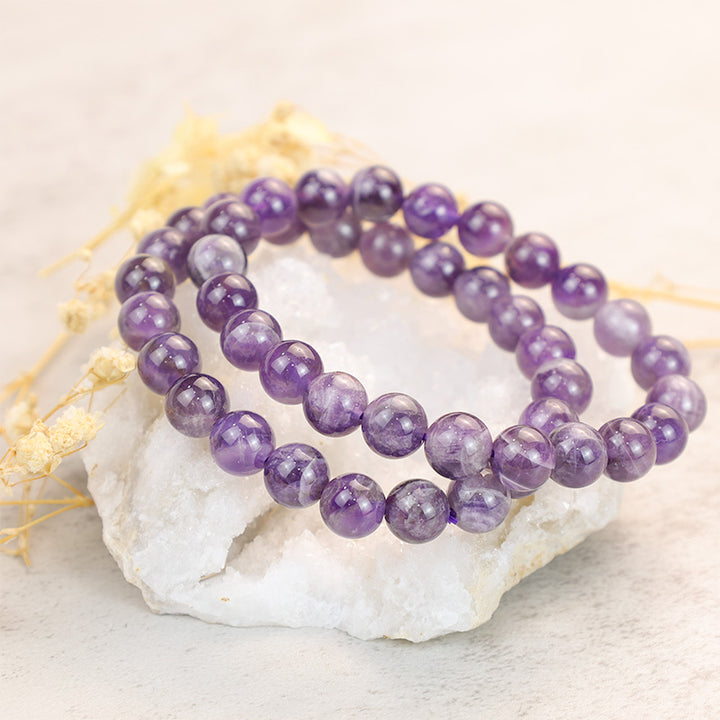 Buddha Stones La Pulsera de Purificación de Amatista