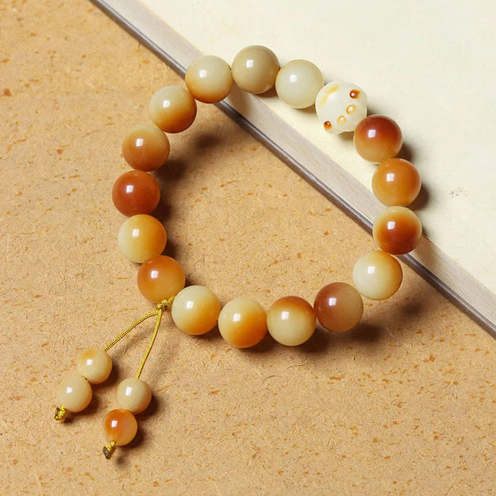 Pulsera de la sabiduría de la paz de la garra de la pata preciosa de la semilla de Bodhi natural de las Buddha Stones