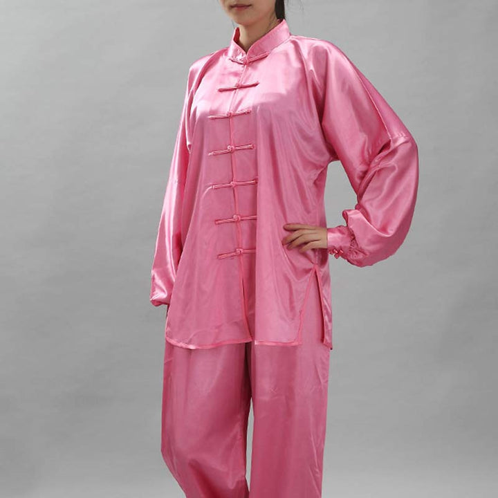 Buddha Stones patrón Simple meditación oración espiritual Zen Tai Chi Qigong práctica conjunto de ropa Unisex - Rosa - XS- Tallas disponibles: US. UU. / UK/AU/ EU- 13-14 años - image 20