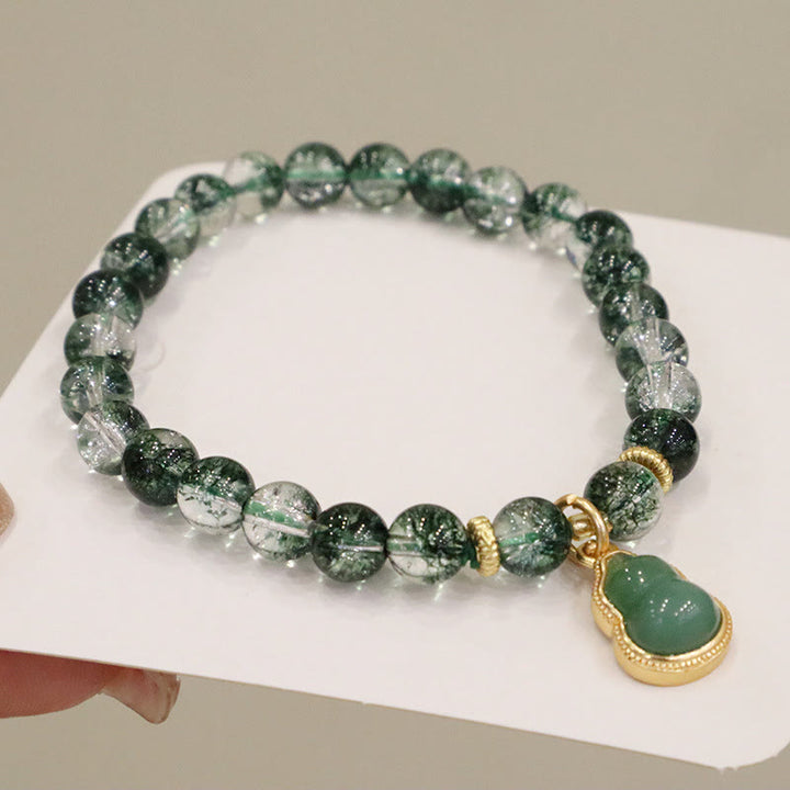 Buddha Stones con forma de calabaza de confianza fantasma verde natural con piedras de Buda