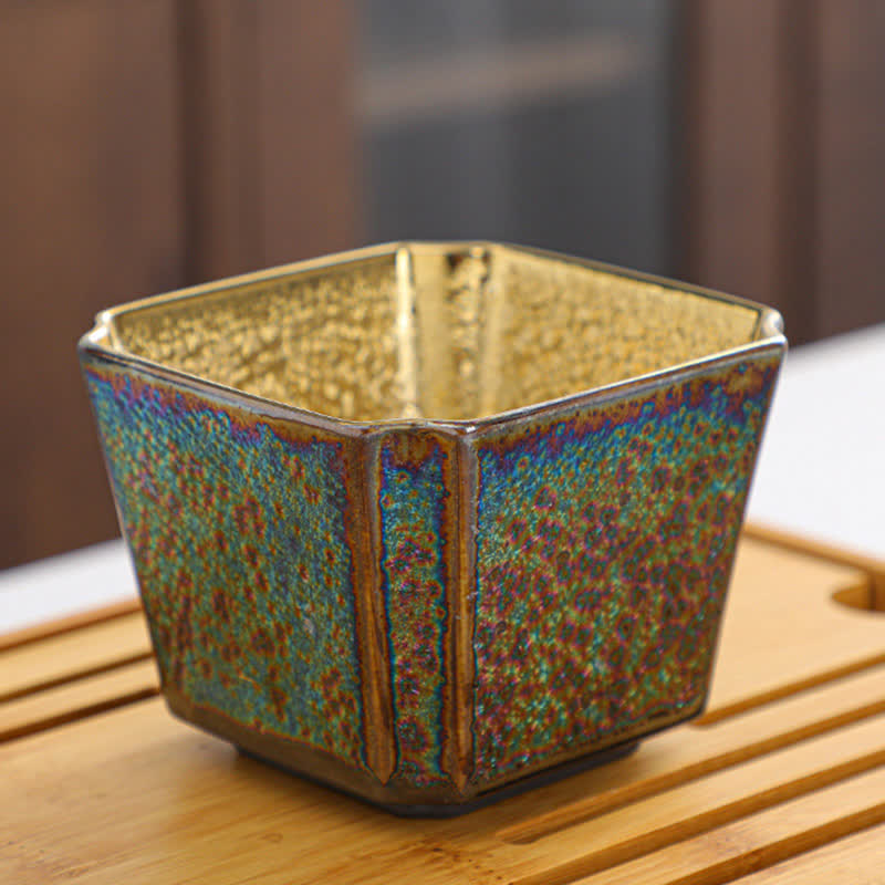 Tazas de té de cerámica coloridas de las Buddha Stones - 8 cm x 6 cm x 180 ml - image 23