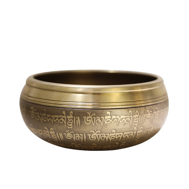Cuenco de sonido tibetano hecho a mano para concentración y meditación, juego de cuencos para cantar, felicidad pacífica