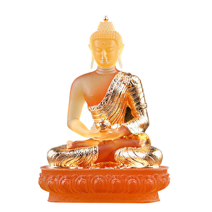 Buddha Stones, estatuilla hecha a mano de Buda, pieza de arte de Liuli, estatua de serenidad, decoración para el hogar