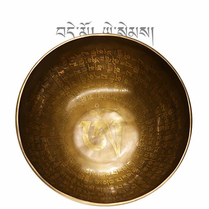 Cuenco tibetano Sutra hecho a mano para curación y meditación, juego de cuencos con sonido de energía positiva