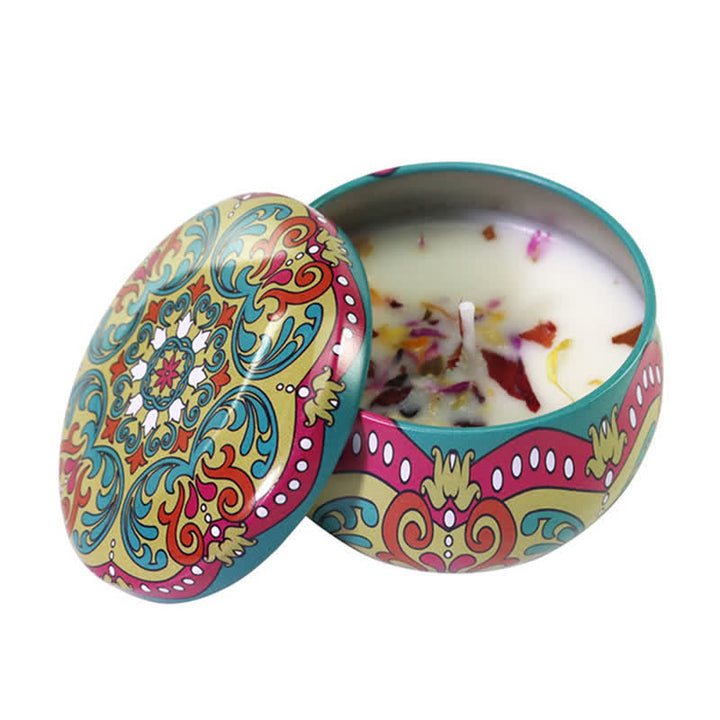 Té blanco Flor de jengibre Lavanda Gardenia Vela de cera de soja perfumada Regalo para familiares y amigos - flores de jazmín - image 24