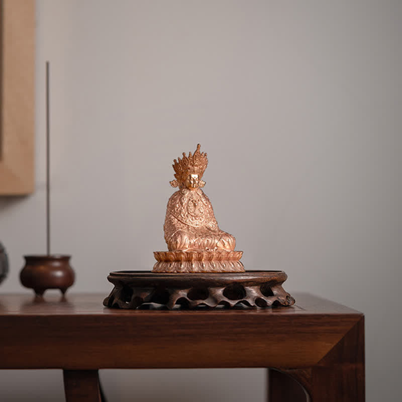 Estatua de cobre hecha a mano de la compasión de la estatuilla de Buda Shakyamuni Decoración - image 4