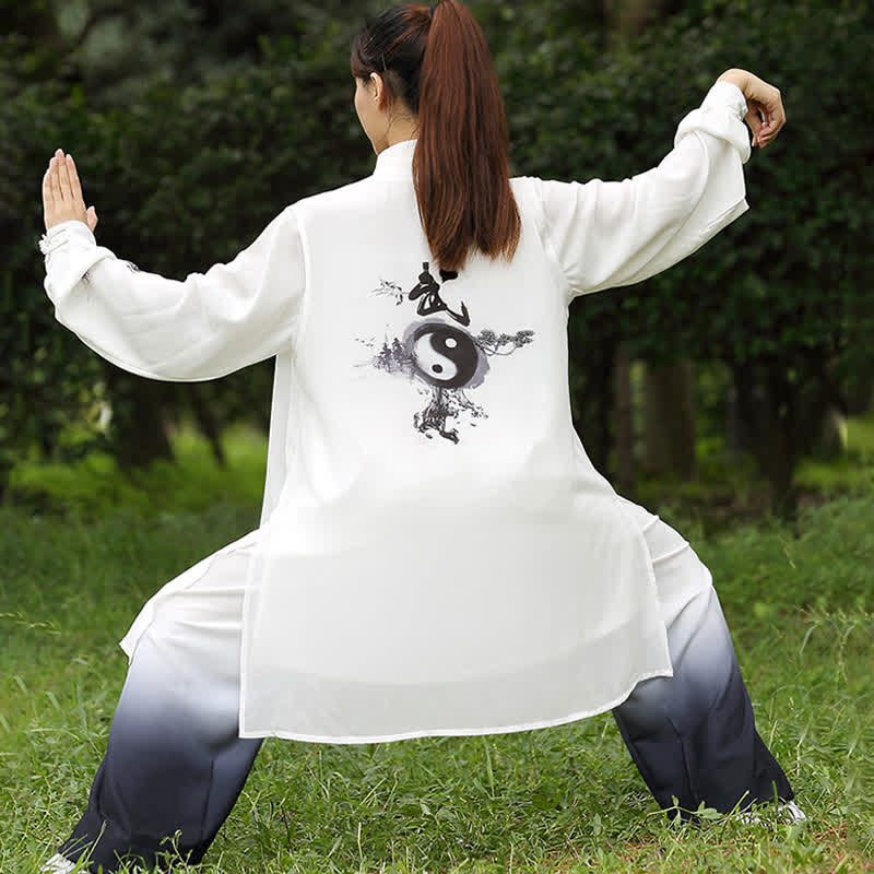 Conjunto de 3 piezas de Buddha Stones con diseño de árbol Yin Yang, Tai Chi, práctica espiritual zen, meditación y oración, uniforme unisex.