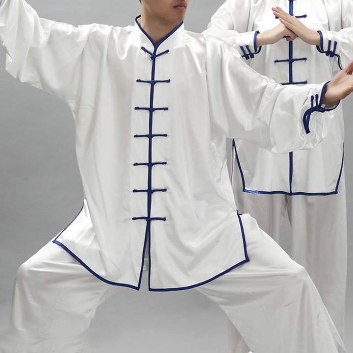 Buddha Stones patrón Simple meditación oración espiritual Zen Tai Chi Qigong práctica conjunto de ropa Unisex