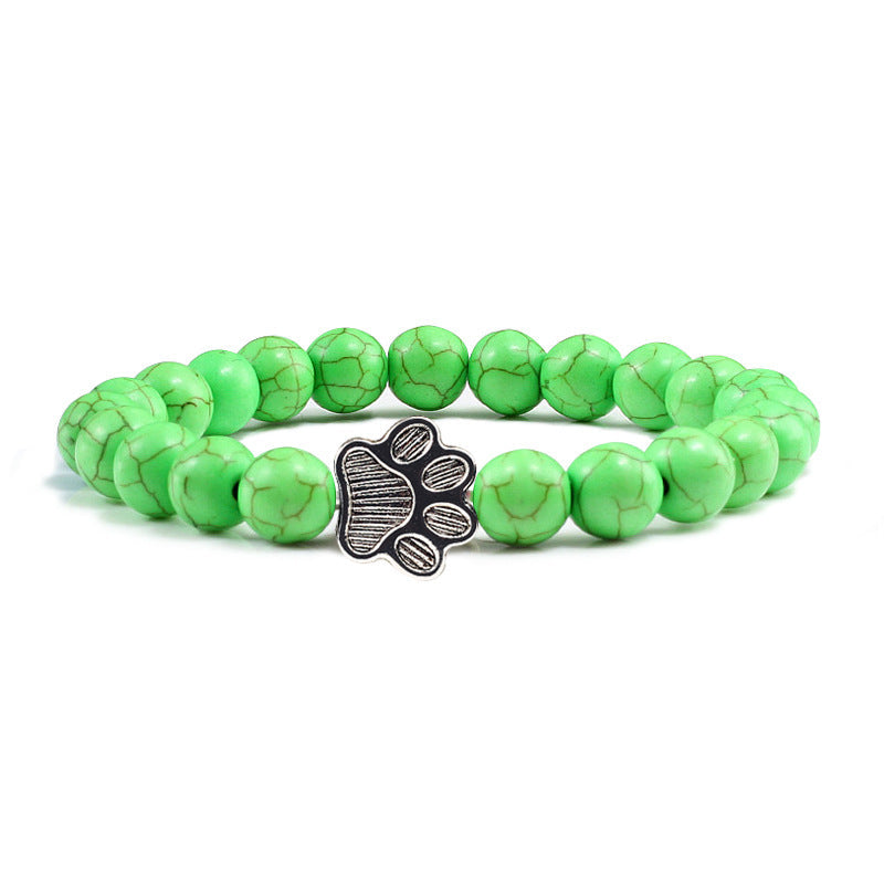 Pulsera de piedra Buddha Stones “Save A Dog” - Cuentas verdes - image 15
