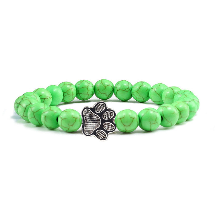 Pulsera de piedra Buddha Stones “Save A Dog” - Cuentas verdes - image 15