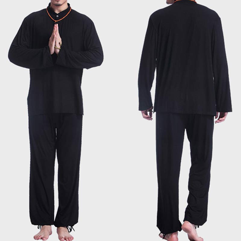 Conjunto de ropa para hombre, Buddha Stones , meditación, oración, Zen espiritual, Tai Chi, práctica de Yoga - image 19