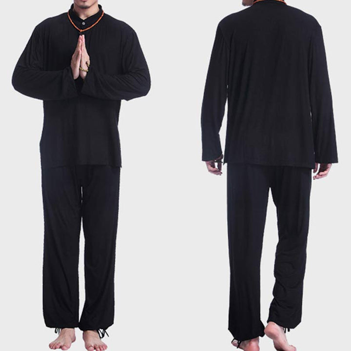 Conjunto de ropa para hombre, Buddha Stones , meditación, oración, Zen espiritual, Tai Chi, práctica de Yoga - image 19
