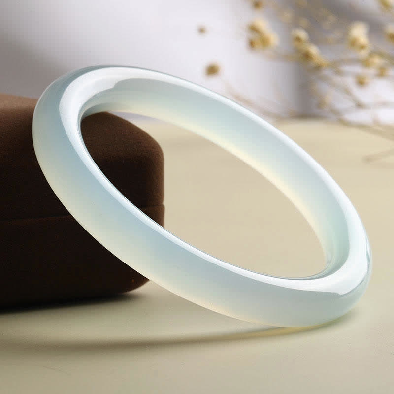 Brazalete de serenidad con bendición de aguamarina natural - 61-62 mm - image 1