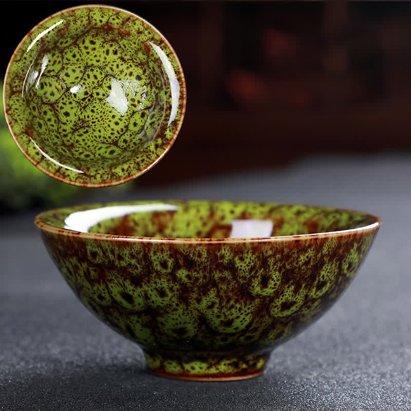 Tazas de té de cerámica coloridas con Buddha Stones para el hogar y la oficina - image 29