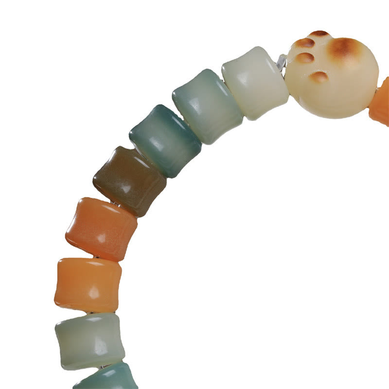 Pulsera colorida de la sabiduría de la pata del gato de la semilla de Bodhi de las Buddha Stones - image 7