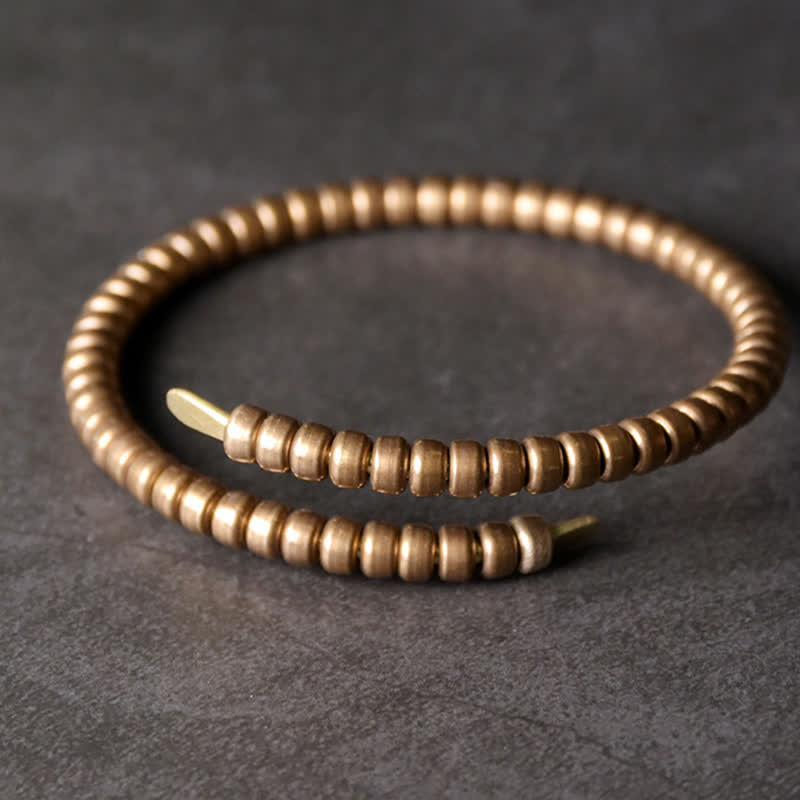 Pulsera ajustable con equilibrio de cobre y diseño vintage de Buddha Stones - image 3