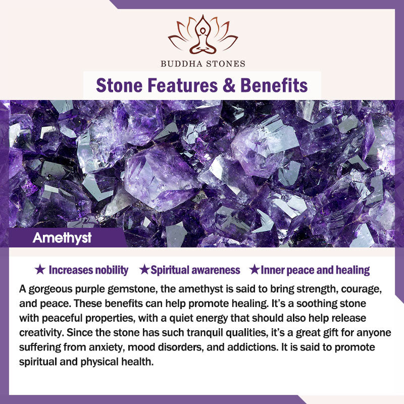 Buddha Stones, varios cristales, amatista, Aventurina verde, flor, colgante curativo