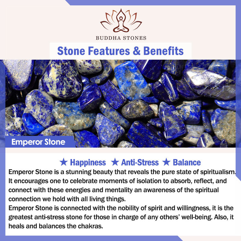Buddha Stones con forma de hoja de gota de agua y piedra emperador natural - image 9