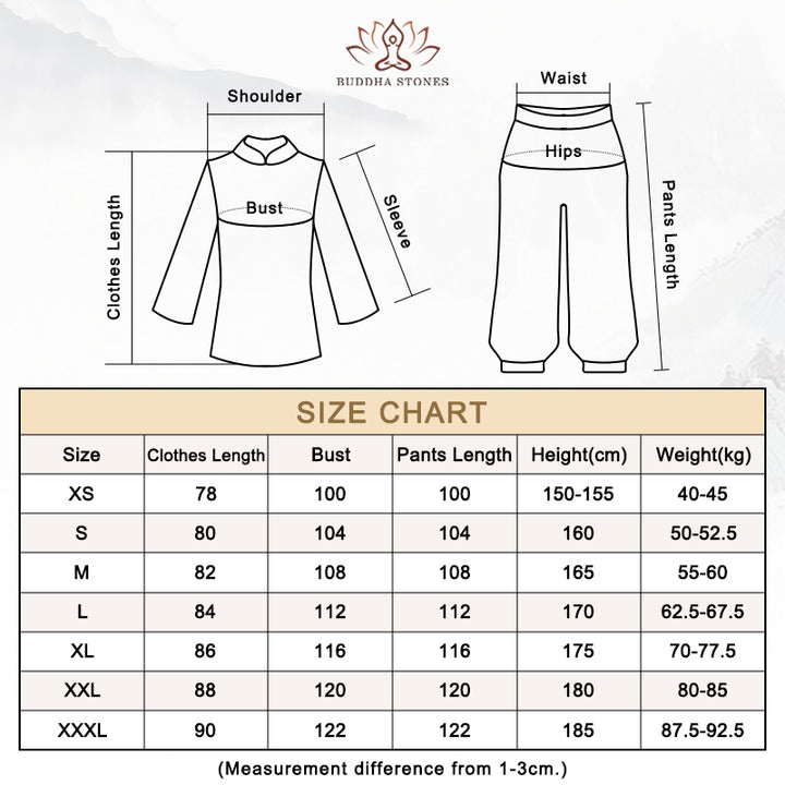 Conjunto de ropa Unisex para práctica de Tai Chi Qigong, pintura de tinta, meditación, oración espiritual, Zen, 3 uds. - image 14