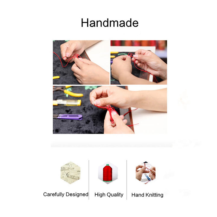 Pulsera de cuerda trenzada con nudo King Kong, hilo multicolor hecho a mano tibetano con Buddha Stones - image 8