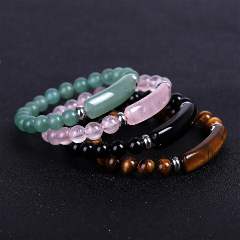 Pulsera curativa de piedras preciosas naturales hechas a mano con Buddha Stones