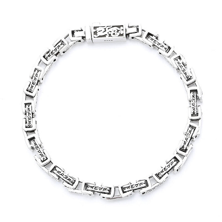 Pulsera de cobre con Buddha Stones, dragón Om Mani Padme Hum grabado, suerte y éxito - image 4