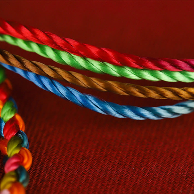 Buddha Stones;Que todos tus deseos se hagan realidad; Pulsera Suerte Multicolor