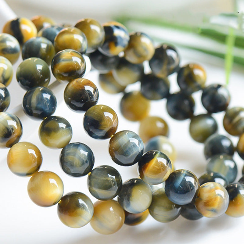 Pulsera de fuerza y valor con protección de ojo de tigre de Buddha Stones