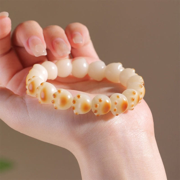 Pulsera de paz con semillas de Bodhi y garra de gato con Buddha Stones - image 12