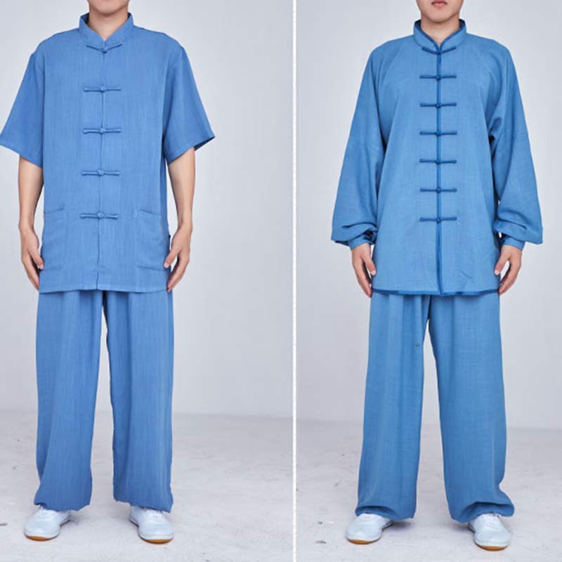 Conjunto de ropa unisex con bordado de Buddha Stones para meditación, oración zen, práctica espiritual de tai chi y qigong - image 35