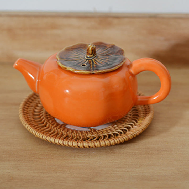 Posavasos de cerámica con estampado de flores, tapete para taza de té - image 18