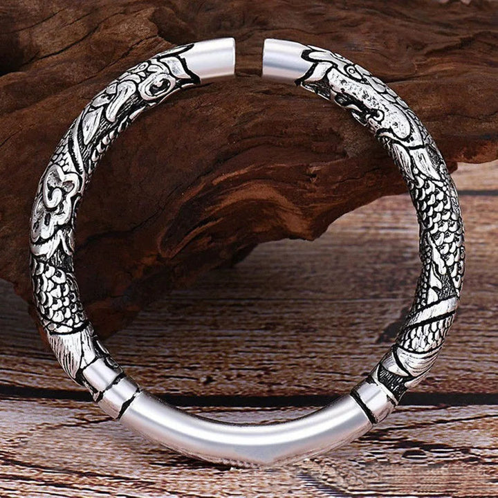 Brazalete ajustable con protección de la suerte de las nubes auspiciosas del dragón
