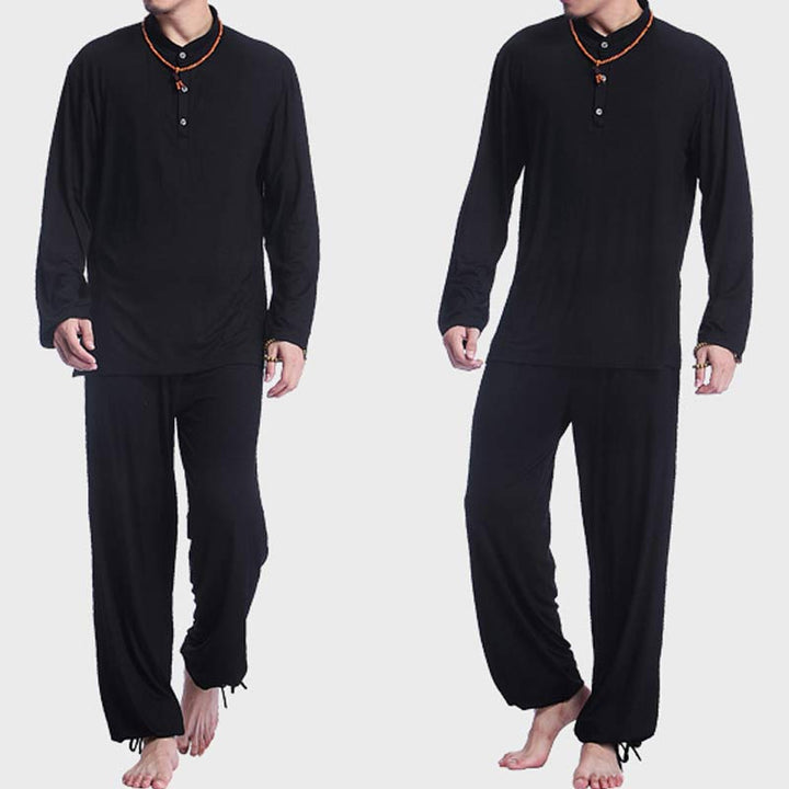 Conjunto de ropa para hombre, Buddha Stones , meditación, oración, Zen espiritual, Tai Chi, práctica de Yoga - image 18
