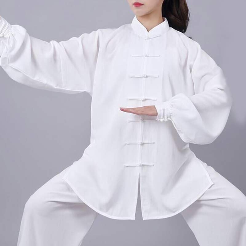 Conjunto de ropa unisex con bordado de Buddha Stones para meditación, oración zen, práctica espiritual de tai chi y qigong - image 0