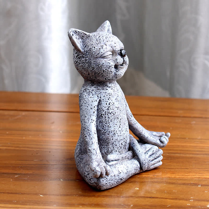 Decoración Zen Meditando Perro Gato Rana - image 6