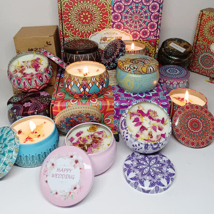 Té blanco Flor de jengibre Lavanda Gardenia Vela de cera de soja perfumada Regalo para familiares y amigos - image 5