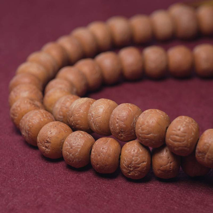 Pulsera de borla de paz con cuentas Dzi de semillas Bodhi de 108 cuentas Mala