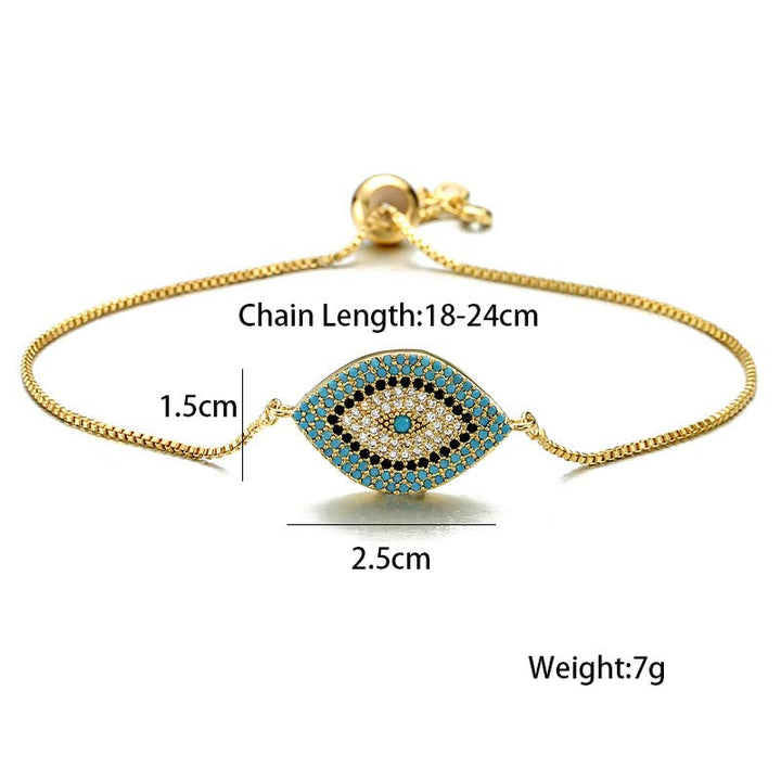 Pulsera curativa con protección contra el mal de ojo con Buddha Stones