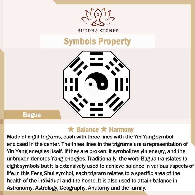 Collar con colgante de protección Bagua Yin Yang con auténtica piedra de shungita de Buddha Stones - image 7
