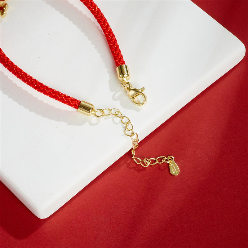 Buddha Stones Calcedonia Suerte Koi Pescado Riqueza Pulsera Collar Colgante
