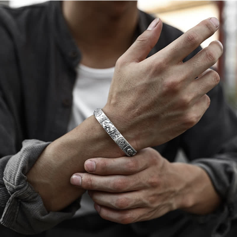 Pulsera ajustable de protección FengShui Lucky PiXiu de Buddha Stones