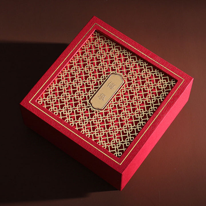 Caja de regalo de caja de almacenamiento de joyería retro