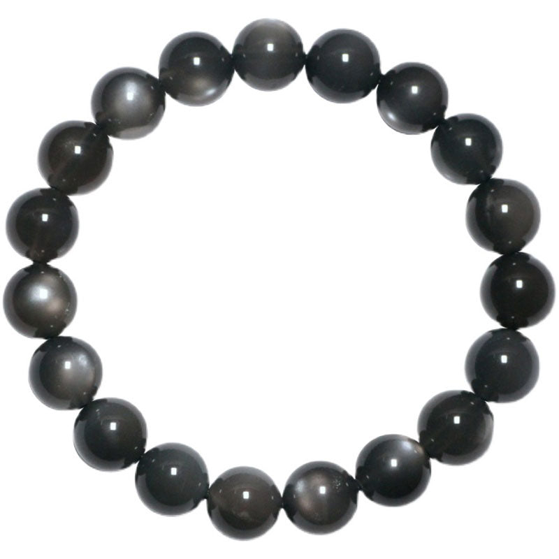 Pulsera de cuentas de amor positivo de piedra lunar natural