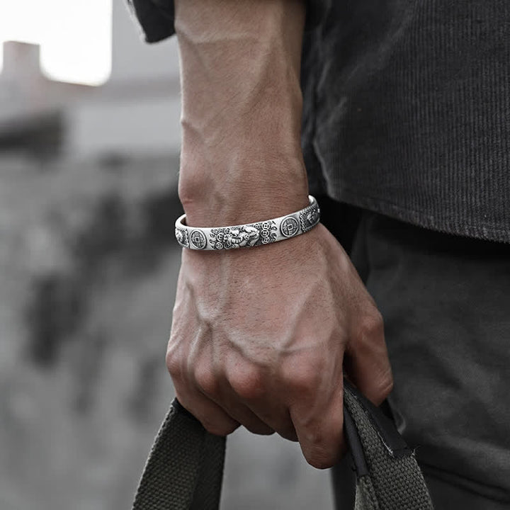 Pulsera ajustable de protección FengShui Lucky PiXiu de Buddha Stones