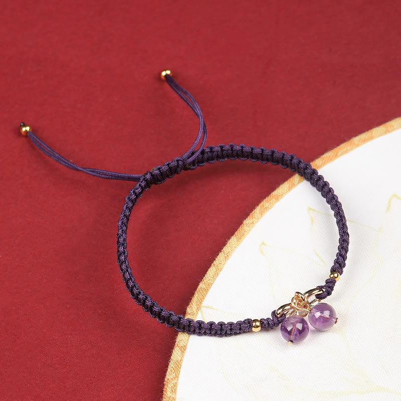 Pulsera positiva con cuentas fantasma, cuarzo fresa Natural, amatista, verde, Buddha Stones