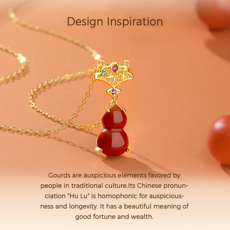 Juego de pendientes con colgante de collar y pulsera de confianza con Buddha Stones, Plata de Ley 925, ágata roja, calabaza, nubes propicias
